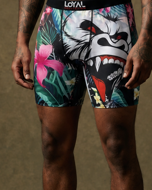 Gorilla Boxer Brief worn, close detail
