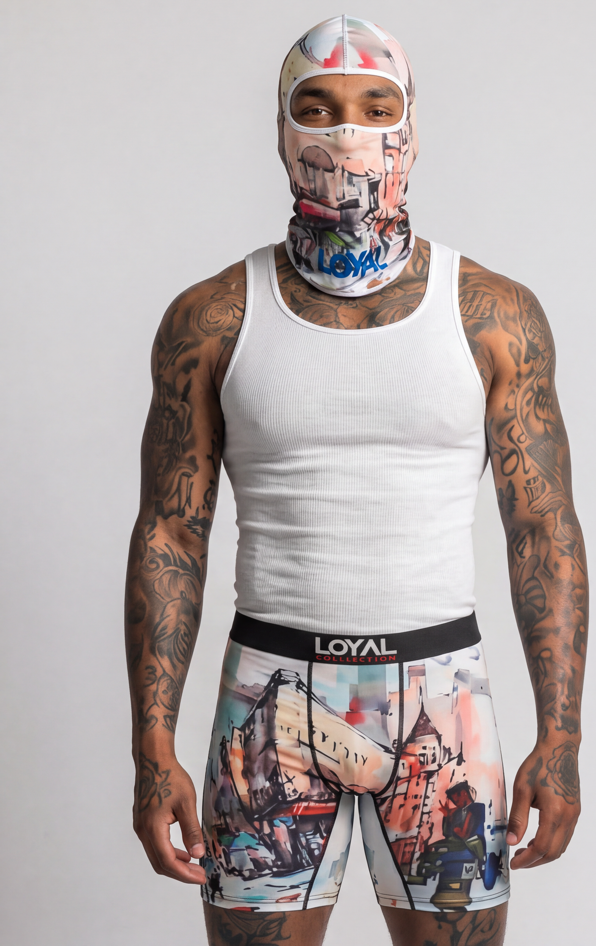 Cityscape Boxer Brief worn, studio