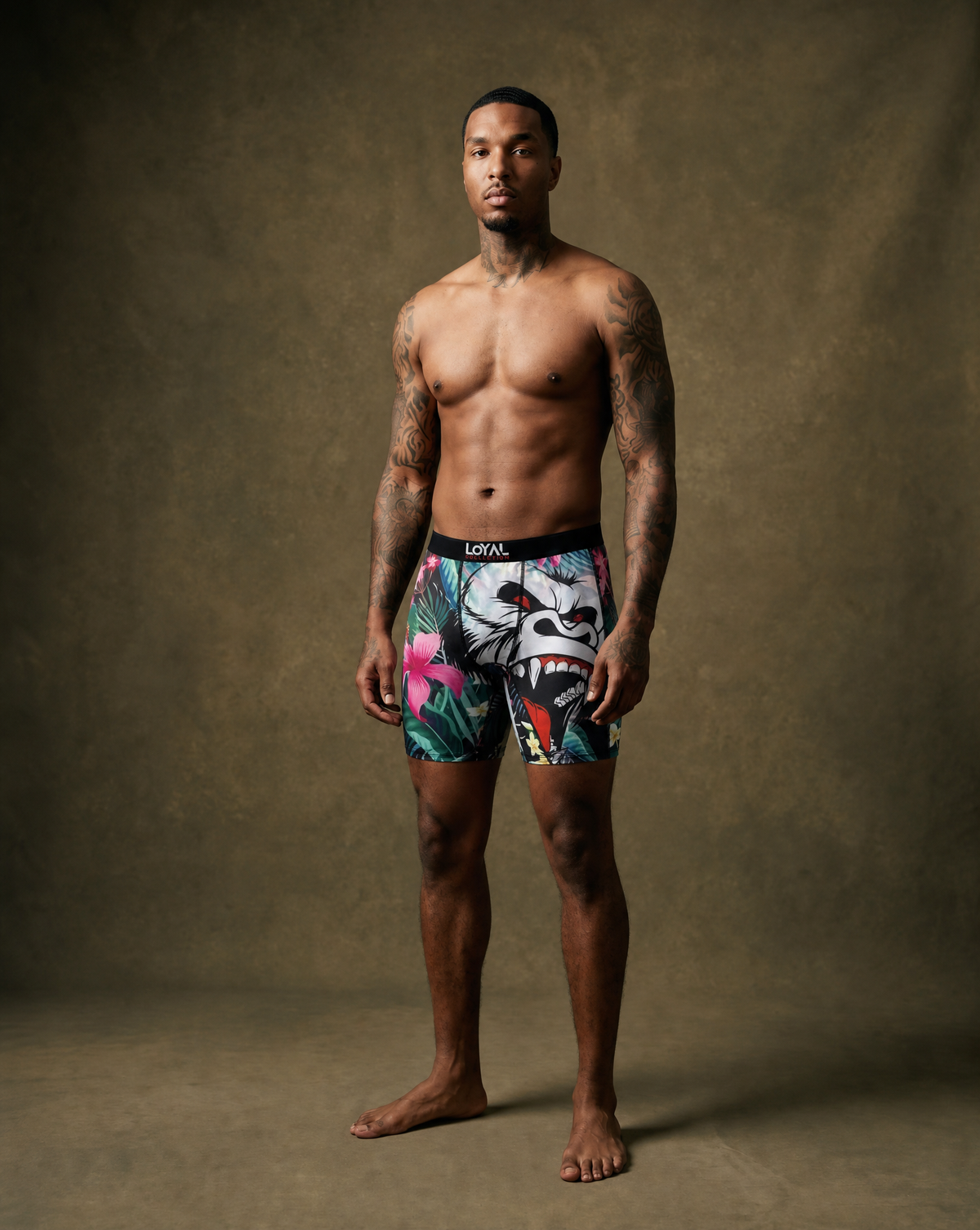Gorilla Boxer Brief worn, studio