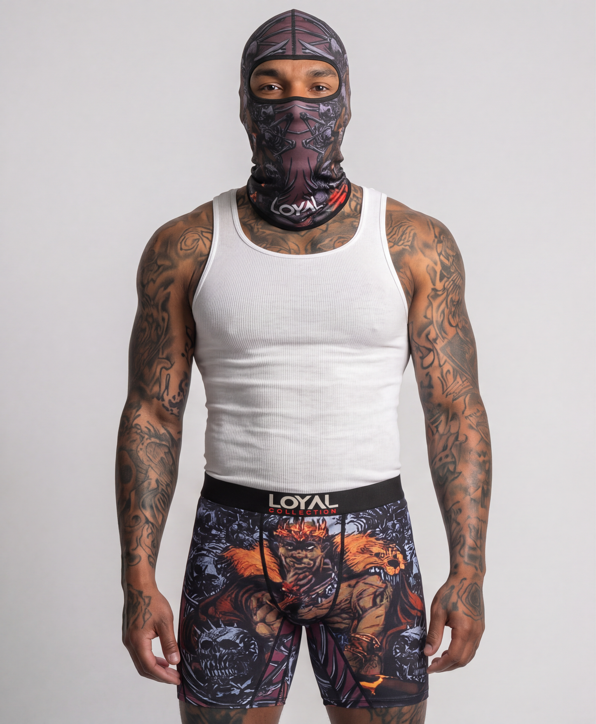 Lion Boxer Brief worn, studio