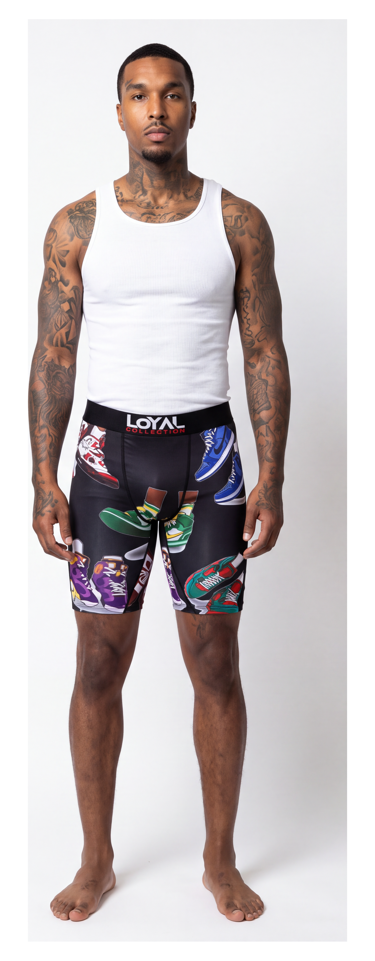 Sneaker Boxer Brief worn, studio