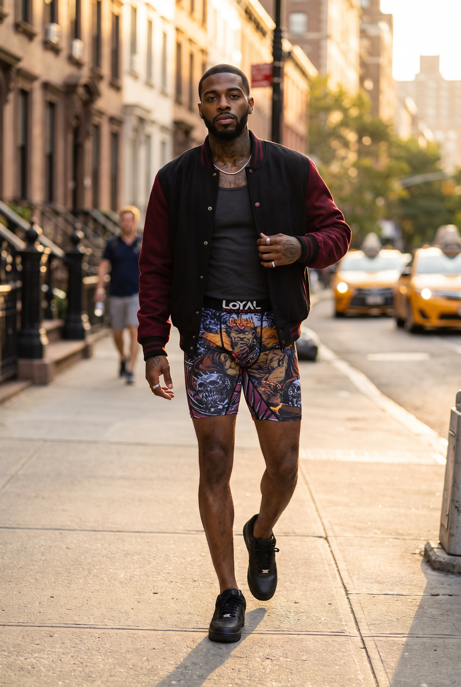 Lion Boxer Brief worn
