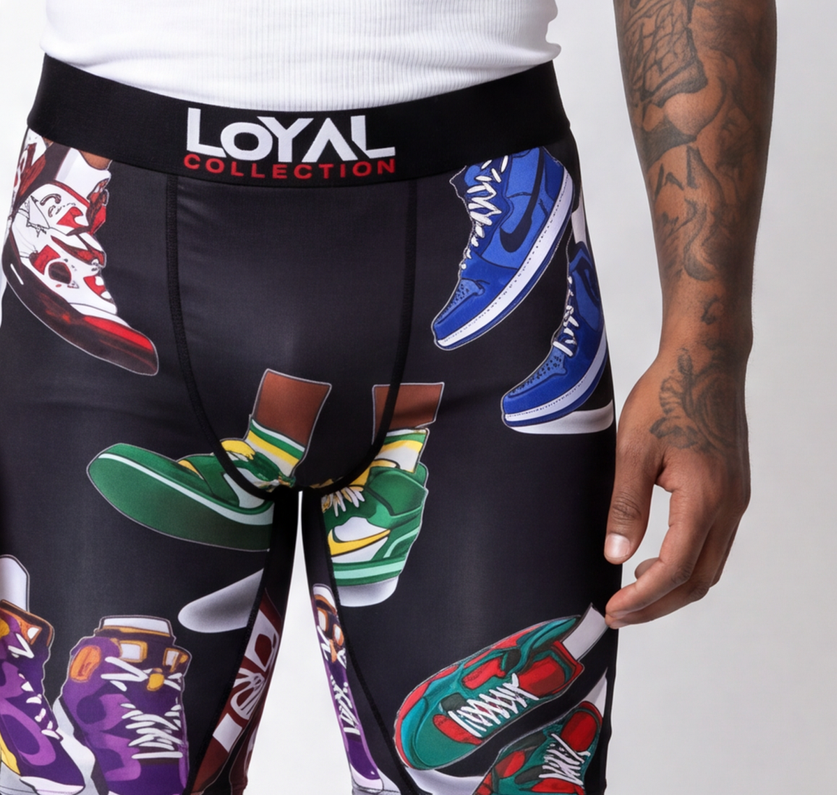 Sneaker Boxer Brief, waistband and pouch detail