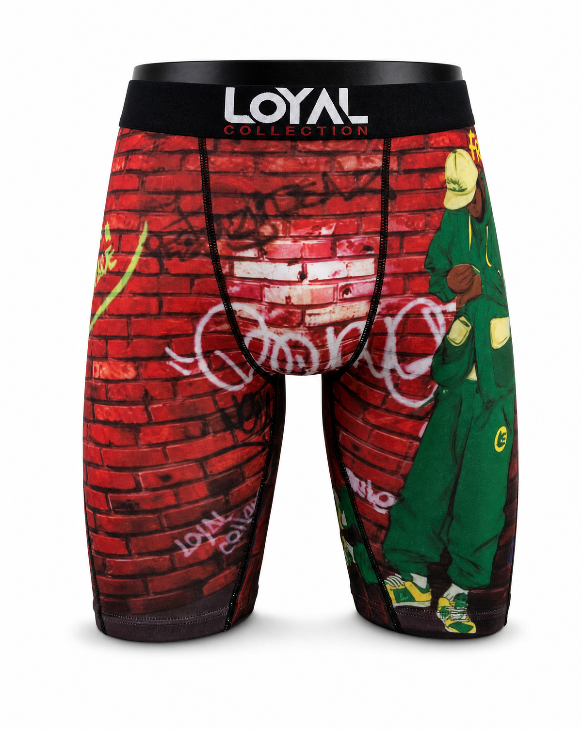 Brick Graffiti Boxer Brief, front view