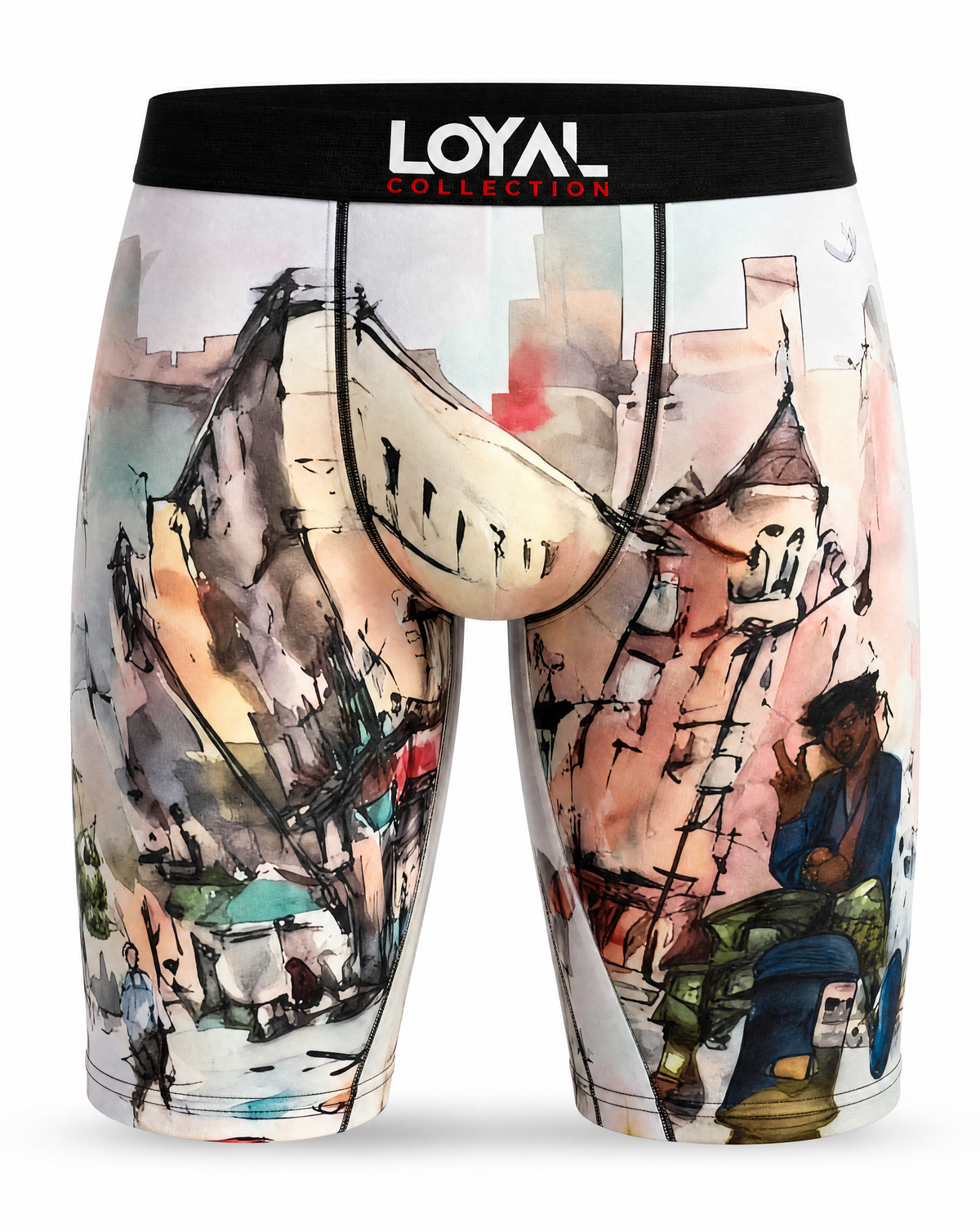 Cityscape Boxer Brief, front view
