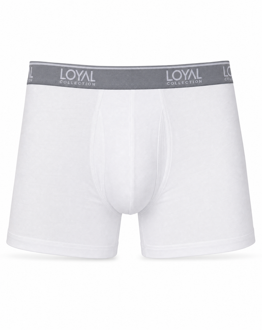 White Boxer Brief, front view