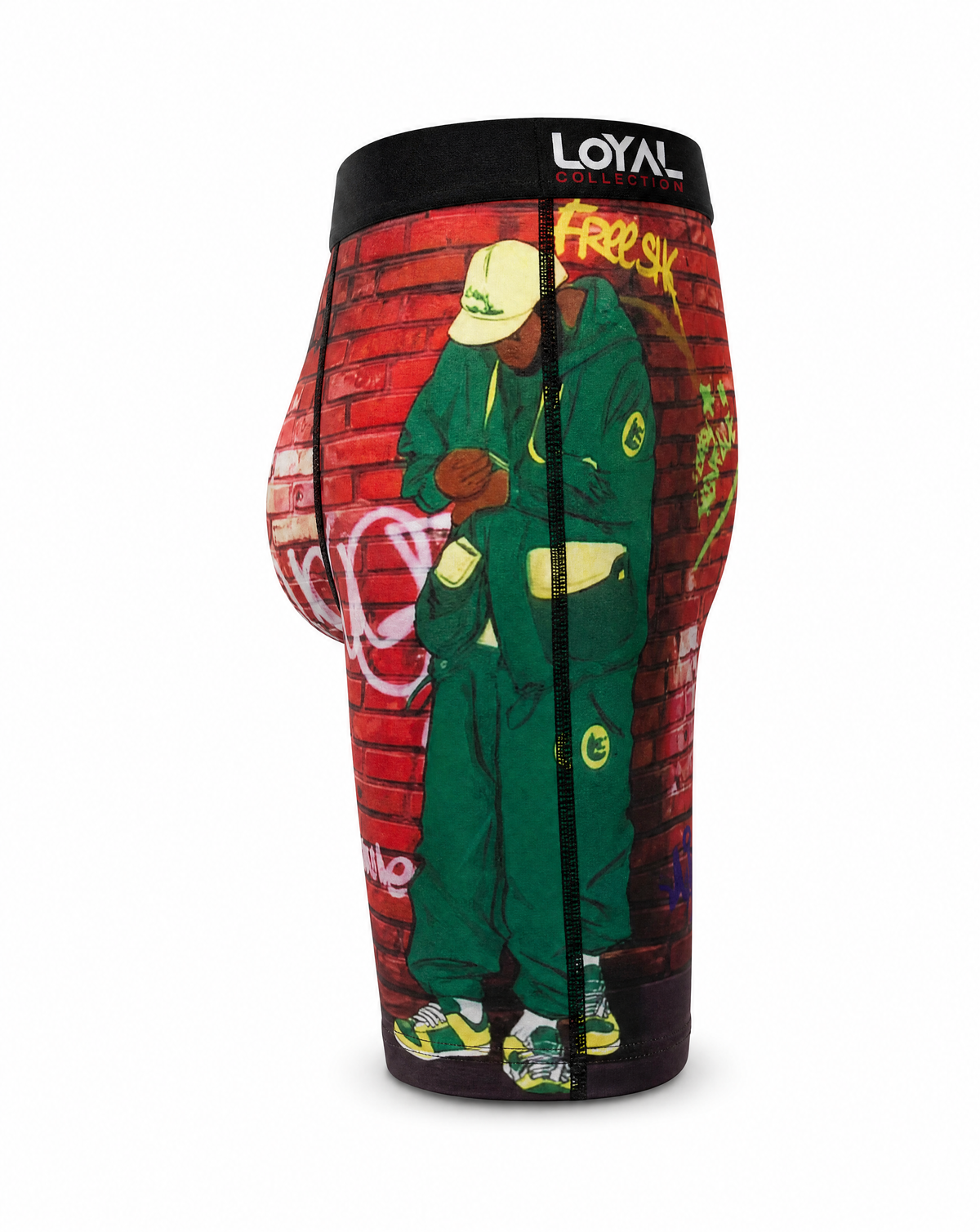Brick Graffiti Boxer Brief, side view