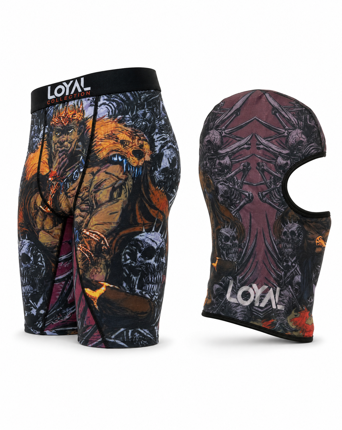 Lion Boxer Brief with its matching balaclava