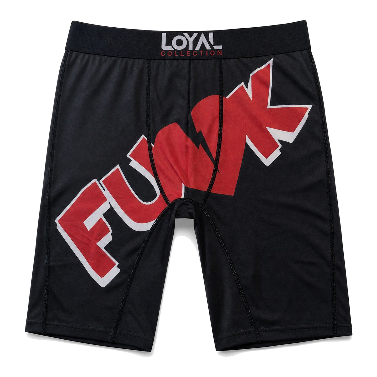 FUNK Black Boxer Brief, flat